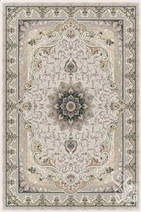 فرش قیطران 1500 شانه کلکسیون فردوس طرح راییک زمینه کرم حاشیه کرم (برجسته)