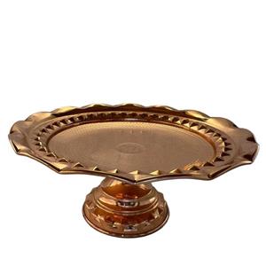 شیرینی خوری مسی مدل الماس کد 2434-1 