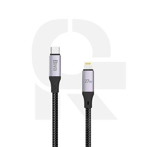 کابل تایپ سی به لایتنینگ بیوا طول 1.2متر توان 27 وات Type-c to Lightning C-35CL