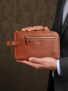 کیف دستی و پاسپورتی چرم طبیعی فلوتر بیورا مدل pa015