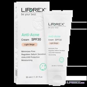 کرم ضدجوش SPF30 پوست نرمال و چرب 30 میلی‌لیتر لیپورکس