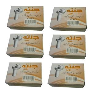 پودر لوله بازکن جنته مدل A1Z وزن 80 گرم مجموعه 6 عددی T5e