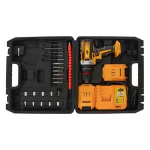 مجموعه 40 عددی دریل پیچ گوشتی شارژی چکشی 10 میلی متری 148 ولت جاب مدل JB-148 POWER X