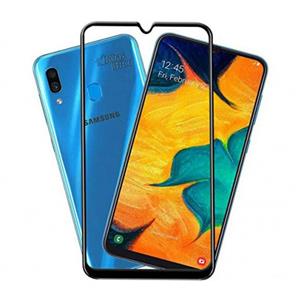 محافظ صفحه نمایش شیشه ای تمام چسب گلس سامسونگ A20/A30/A50  Full Glue Glass Samsung Galaxy A20/A30/A50