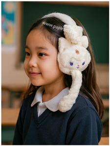 گوش گیر پولیشی پمپی طرح کرومی ساده ( چراغدار و صدادار)