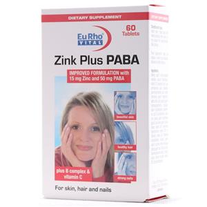 قرص زینک پلاس پابا یوروویتال 60 عددی