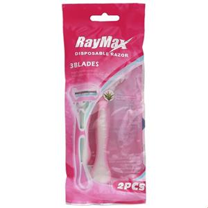 خود تراش سه لبه یک بار مصرف بانوان ری مکس 2 عددی