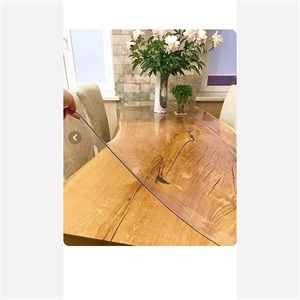 رومیزی مدل طلق شفاف یک میل سایز 160x60 سانتی‌متر