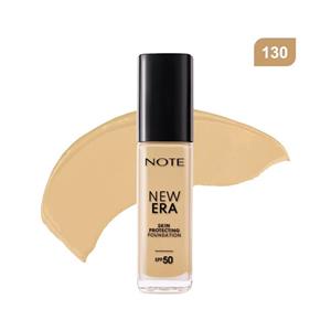 کرم پودر مایع SPF 50 نوت مدل NEW ERA شماره 160 مناسب برای انواع پوست حجم 30 میلی‌لیتر