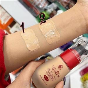 کرم پودر کویین 12ساعته مدل شیشه ای  پوشانندگی عالی و ساخت استرالیا تضمینی و اورجینال 