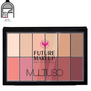 پالت کرمی کانتور و رژگونه ۱۲ رنگ فیوچر میکاپ FU-803 اورجینال – Future Makeup 12 Color Contour & Blush Cream Palette