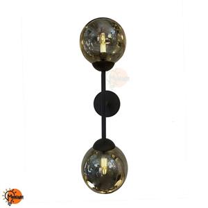 لوستر دیواری دو شعله مولکولی بدنه کروم با 5 سال ضمانت ابکاری