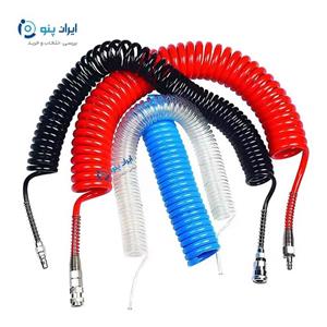 شیلنگ فنری ۵*۸ سه متری آبی LMC ال ام سی