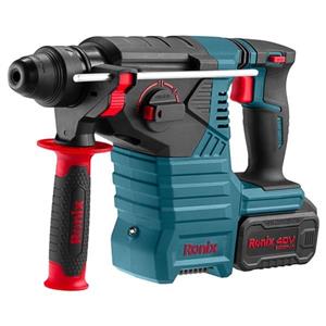 دریل بتن کن شارژی رونیکس 3 کیلویی براشلس 40 ولت مدل 8910-40V
