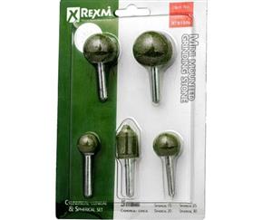 ست سنگ انگشتی کروی و سرکنیک 5 عددی رکسمی مدل RTB1006