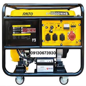 موتور برق 10 کیلووات سه فاز راتو بنزینی مدل R11500DWHB