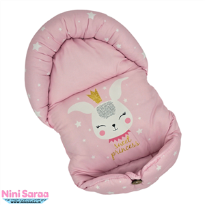 قنداق سوئیسی دوطرفه نوزاد از برند مامزکیوتی طرح خرگوش پرنسس- قیمت ویژه