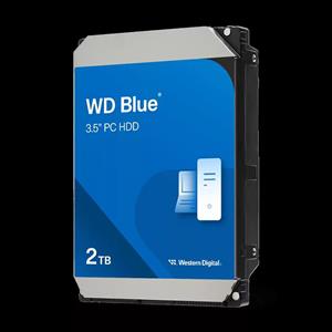 هارد دیسک اینترنال وسترن دیجیتال مدل Western Digital Blue WD20EZBX ظرفیت 2 ترابایت