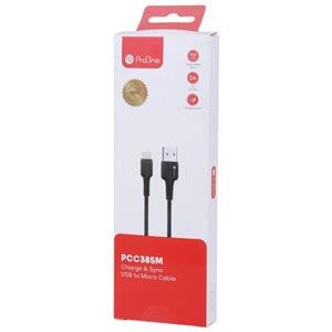 کابل شارژ USB به MicroUSB پرووان مدل PCC385-M طول 1 متر