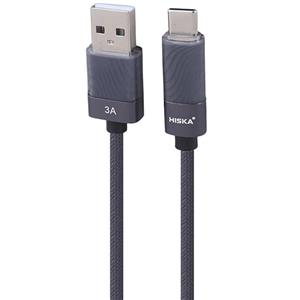 کابل تایپ سی فست شارژ 3 آمپر هیسکا LX-821AC طول 1 متر