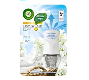 دستگاه خوشبوکننده هوای برقی ایر ویک Air Wick با رایحه کتان و یاس بنفش