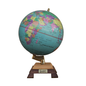 کره جغرافیایی سایز 20 پایه چوبی برج ایفل چراغ دار ایده کد 119