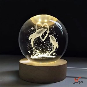 چراغ خواب مدل گوی طرح دلفین