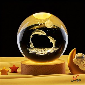 چراغ خواب مدل گوی طرح دلفین