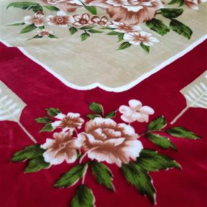 پتو گلبافت مدل برجسته کد 21905 سایز 220x240 سانتی متر Xpe
