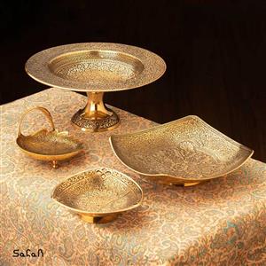 ست پذیرایی برنجی آنتیک کد 509