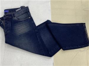 شلوار نیم بگ استریت رنگ گازولی