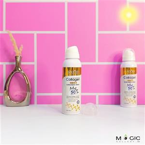 اسپری ضدآفتاب بدون رنگ سادور SPF 50 مدل سبک محافظ UVA ، UVB و PA حاوی آبرسان مناسب انواع پوست حجم 150 میلی لیتر CER