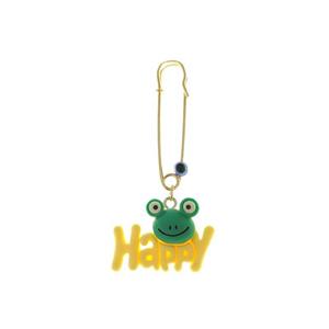 سنجاق سینه دخترانه لیمونار گالری مدل قورباغه happy frog