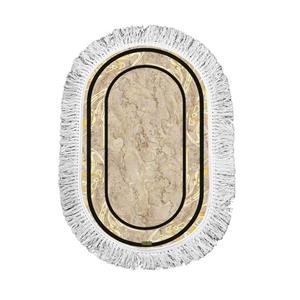 فرش پارچه‌ای ریحانلوکس مدل بیضی کد PB14