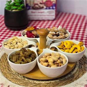 اردو خوری و رولت خوری  ست اردوخوری سرامیکی مدل بامبو 