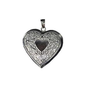 آویز گردنبند زنانه مدل لاکت قاب عکسی طرح قلب