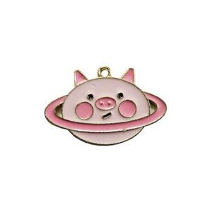 آویز گردنبند بچگانه مدل خوک متعجب زیبا کد AG 1012