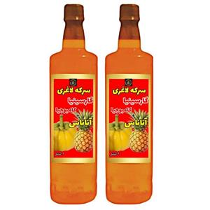سرکه آناناس گارسینیا کامبوجیا سرکه سرا -1 لیتر بسته 2 عددی