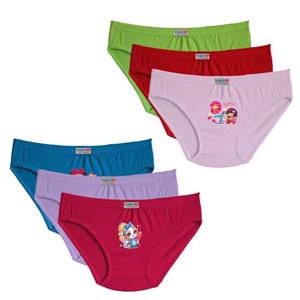 شورت دخترانه مدل 858 مجموعه 6 عددی