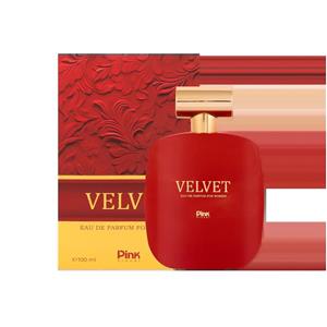 ادوپرفیوم زنانه پینک ویژوآل مدل VELVET با رایحه خنک حجم 100 میلی‌لیتر