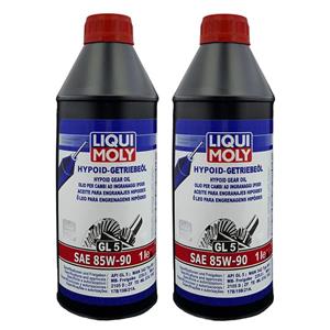 روغن گیربکس دستی لیکومولی مدل 85W-90 GL5 حجم 1 لیتر بسته 2 عددی
