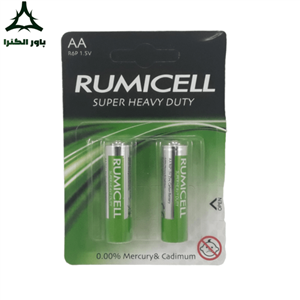 باتری قلمی 1.5 ولت RUMICELL رامیسل | کارت 2 عددی