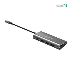 هاب Type-C به HDMI/USB/LAN  اوریکو مدل CLH-W2 ORICO CLH-W2 Type-C to HDMI/USB/LAN Adapter Hub