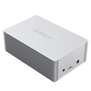 باکس هارد 2 سینی اوریکو مدل DY352U3 ORICO DY352U3 3.5 inch Dual Bay Aluminum Alloy USB3.0 Hollow Hard Drive Enclosure