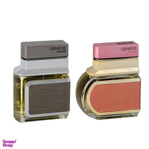 ادو تویلت زنانه عماد آرا مدل Genesis Rose Gold حجم 100 میلی لیتر به همراه ادو تویلت مردانه عماد آرا مدل جنسیس