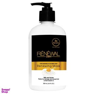 ماسک مو رنوال (Renewal) مدل شیر و عسل حجم 500 میلی‌لیتر
