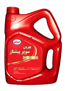 روغن موتور بهران سوپر پیشتاز پریمیوم 20w50  SL حجم 4 لیتر
