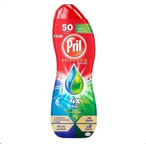 ژل ظرفشویی پریل Pril لیمویی حجم 1000 میل 50 بار مصرف