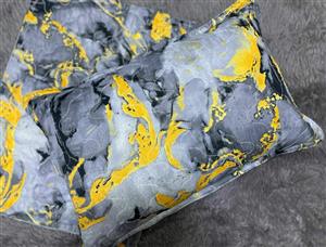 روی بالشی نخ پنبه دوزی شده کد H1_404 برند خوشنام هگمتان  یک جفتی