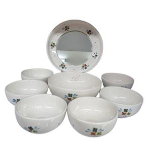 سرویس هفت سین نقاشی سرامیک 8 پارچه و 9 پارچه